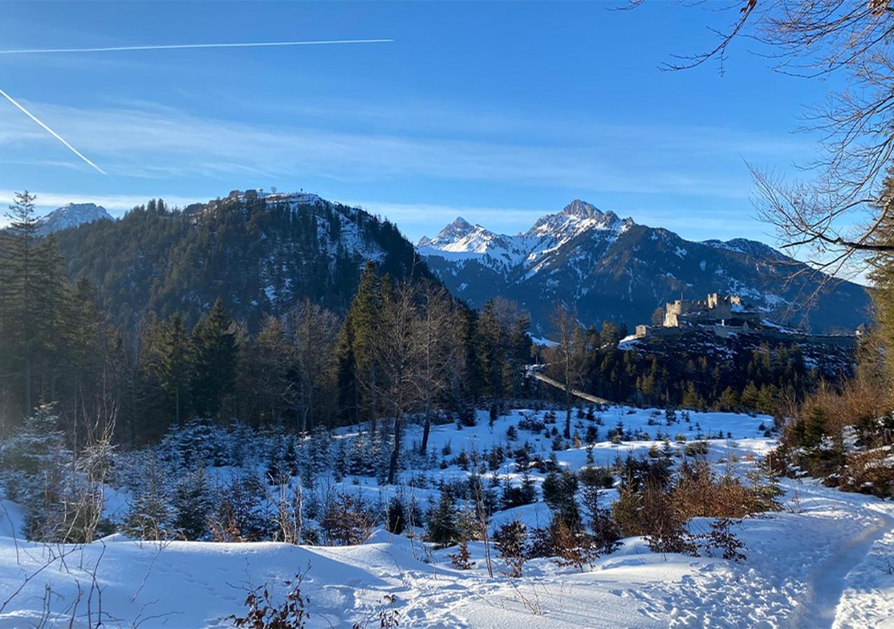 Jaegers Wohnung Zwischen Ehrenberg Und Neuschwanstein Reutte Exteriör bild